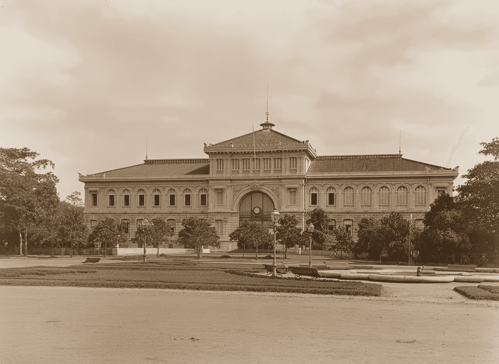 Saigon Central Post Office in the Past